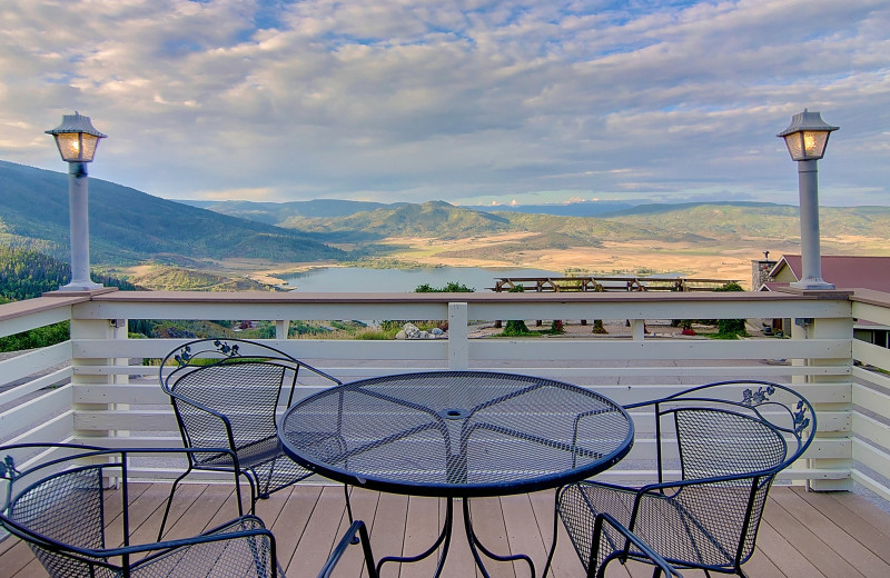 Cottage deck at Bella Vista Estate.