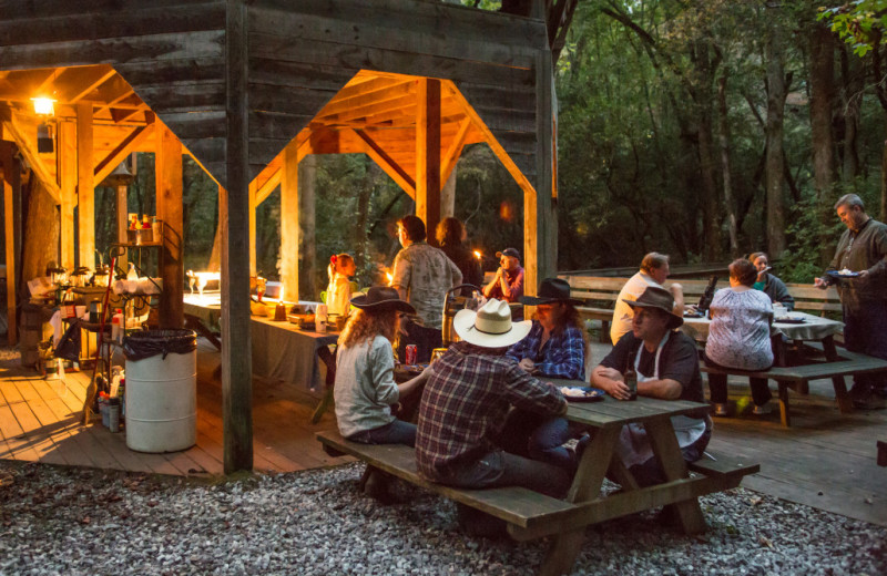 Dining at Forrest Hills Resort.