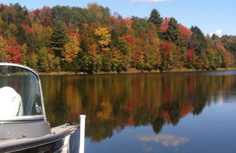 Fall foliage at Stoweflake Mountain Resort