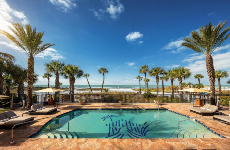 Outdoor pool at Hyatt Siesta Key Beach, A Hyatt Residence Club.