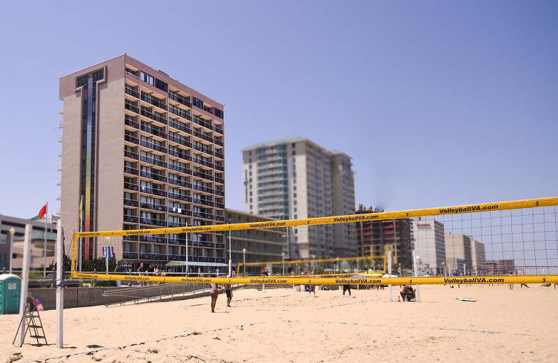 Beach at Four Sails Resort.