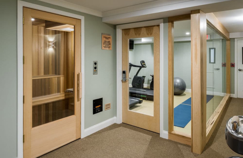 Fitness room at Center Harbor Inn.