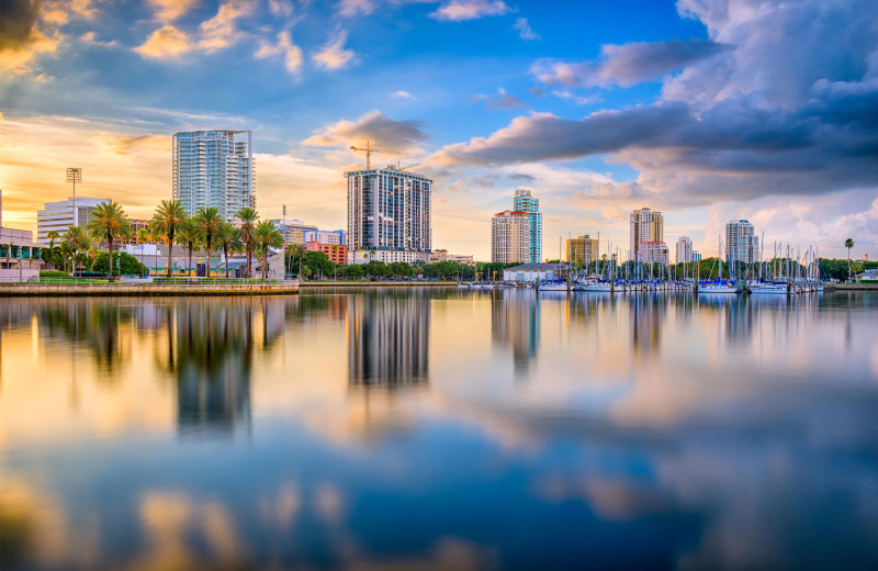 Town near Boca Ciega Resort.