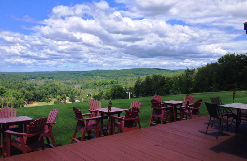 Patio at Otsego Club and Resort.