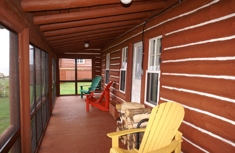 Porch at Pictou Lodge Resort