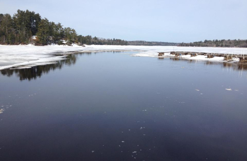 Winter time at Nelson's Resort.