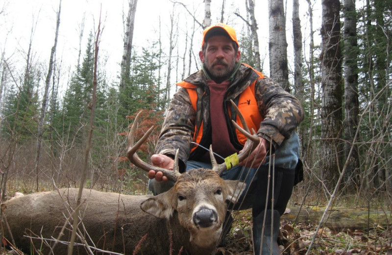 Deer hunting at Harris Hill Resort.
