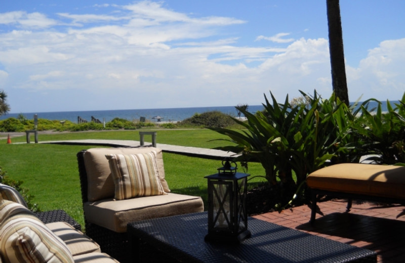 Rental porch at Amelia Island Rentals, Inc.