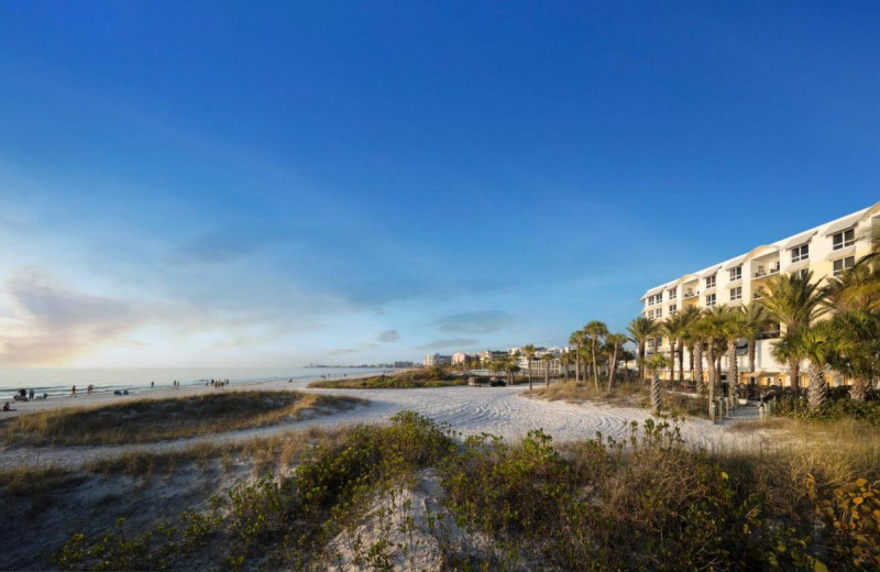 Exterior view of Hyatt Siesta Key Beach, A Hyatt Residence Club.