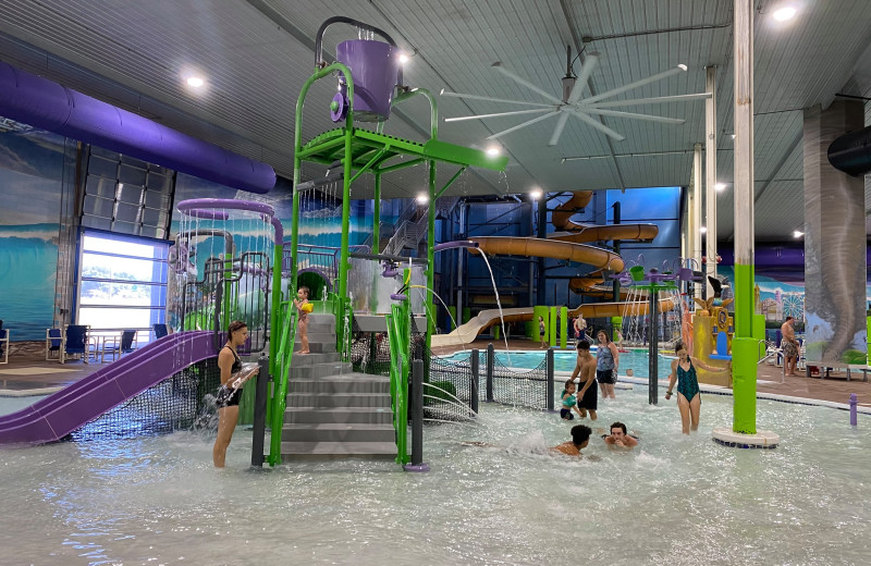 Indoor waterpark at Metropolis Resort.