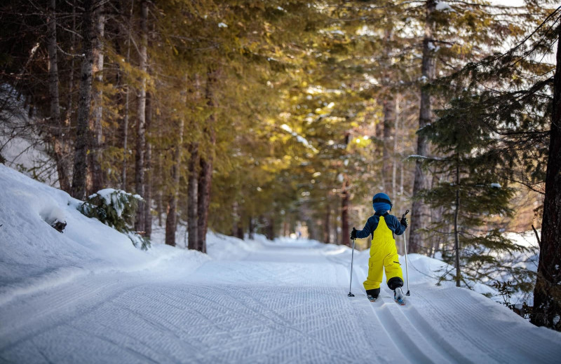 Skiing at Wilderness Resort Cabins & Campground.