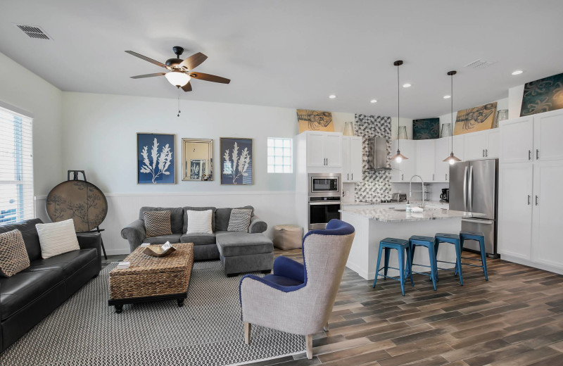 Rental living room at Starkey Properties.