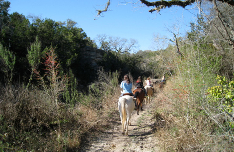 Horseback riding at West 1077 Guest Ranch.