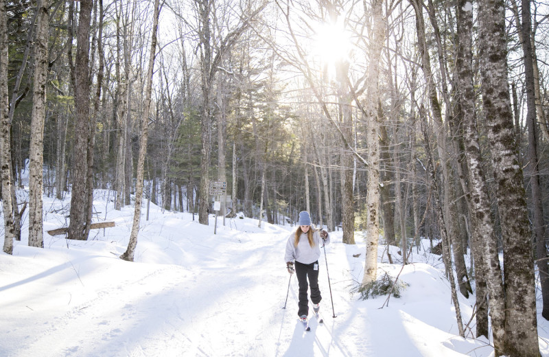 Cross country ski at Town Square Condominiums.