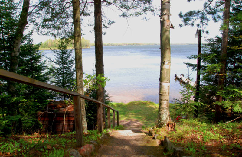 Lake view at Northland Lodge.