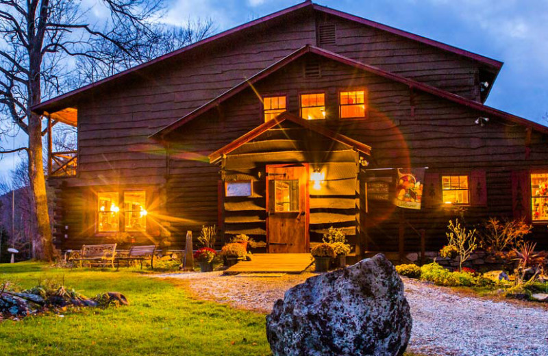 Exterior view of Garnet Hill Lodge.