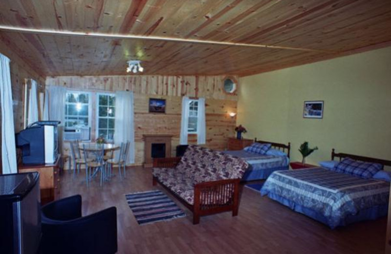 Cabin Interior at Lady Bug Lodge