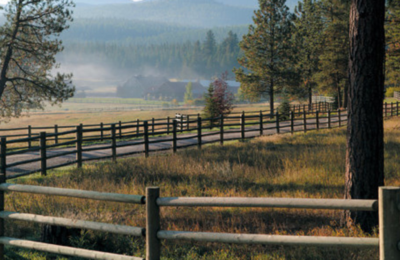 Scenic view of The Resort at Paws Up.