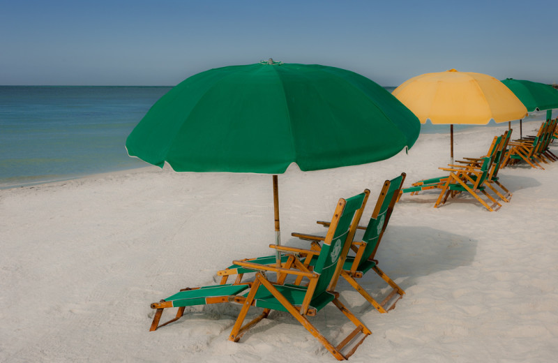 Beach at The Islander in Destin.