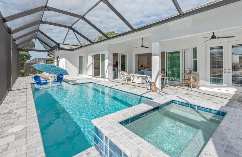 Rental pool at Marco Escapes.