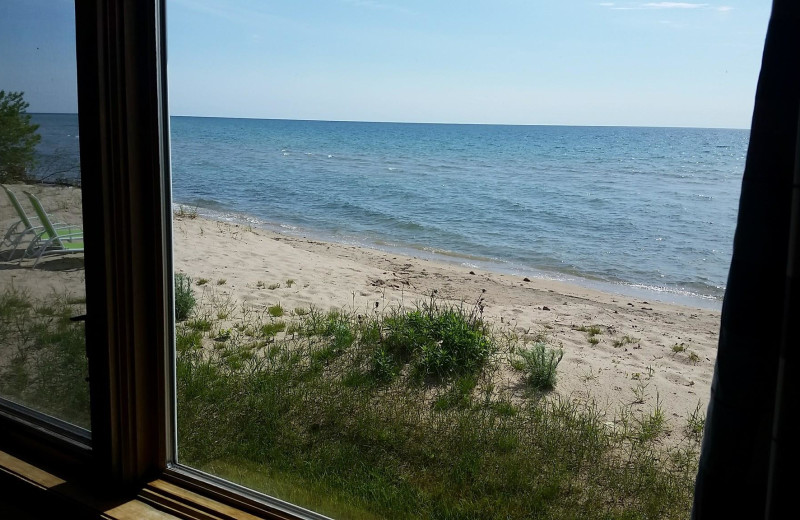 Lake view at Square Rigger Lodge.