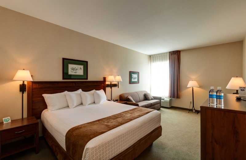 Guest room at Boothill Inn and Suites.