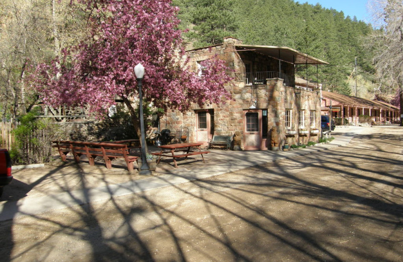 Exterior view of Boulder Mountain Lodge.