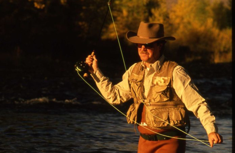 Fishing at Nine Quarter Circle Ranch