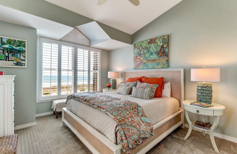 Rental bedroom at Amelia Rentals and Management Services.