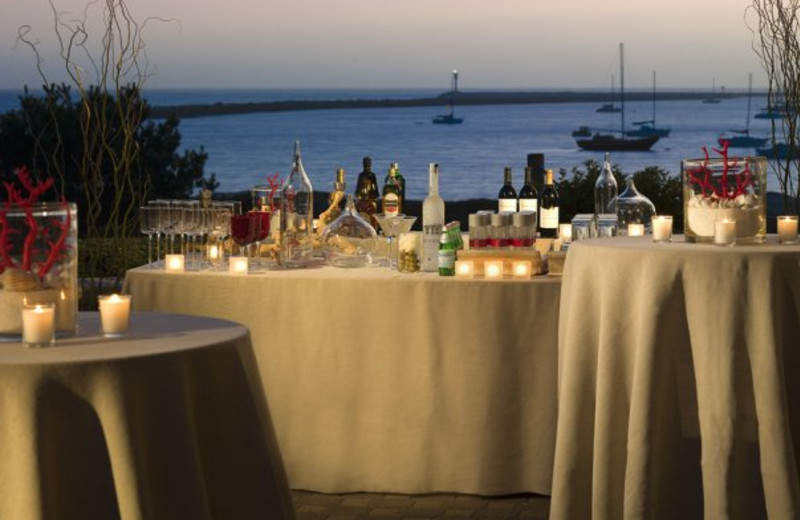 Outdoor dining at Beach House Half Moon Bay.