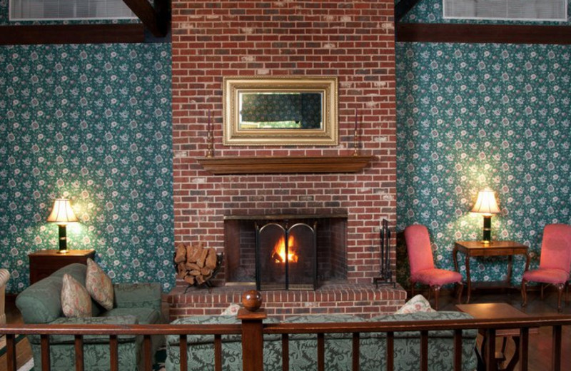 Lobby area at Colony South Hotel.
