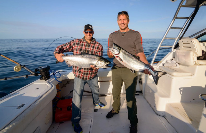 Fishing at Nootka Wilderness Lodge.