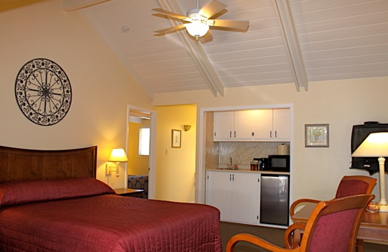 Guest room at Golden Haven Hot Springs Spa and Resort.