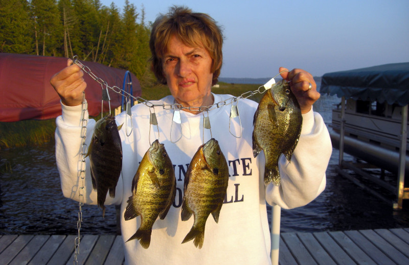 Fishing at Eagle Ridge Resort.