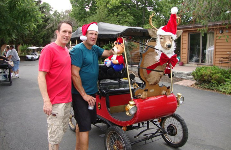 Christmas in July at Island Club Rentals.