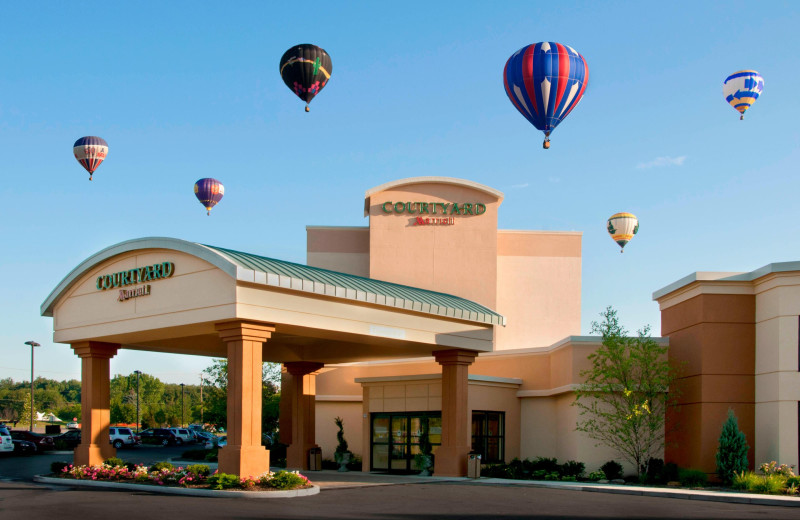 Exterior view of Courtyard by Marriott Canton.