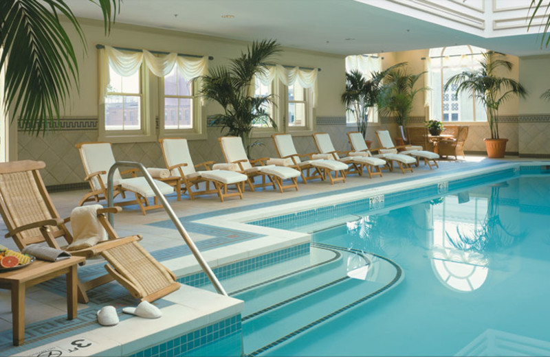 Indoor pool at The Jefferson Hotel.