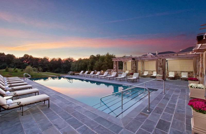 Outdoor pool at Salamander Resort & Spa.