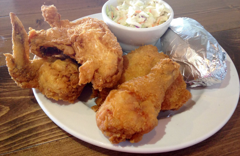 Dining at River Bend's Resort & Walleye Inn.