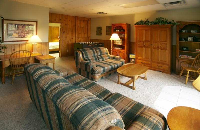 Villa living room at Giants Ridge Golf and Ski Resort.