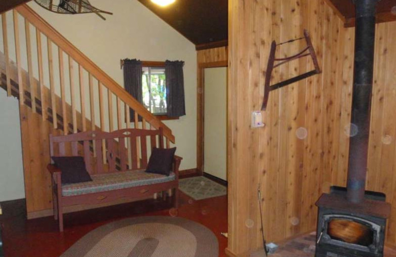 Cabin interior at Lochaerie Resort.