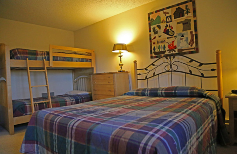 Rental bedroom at Range View Rentals.