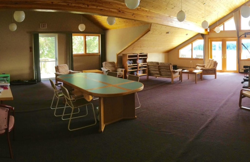 Interior at Tyee Lake Lodge.