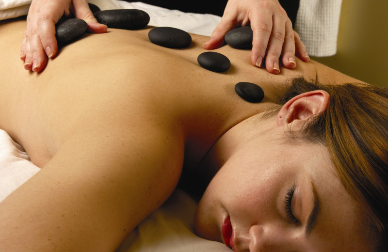 Stone massage at Lakeway Resort and Spa.