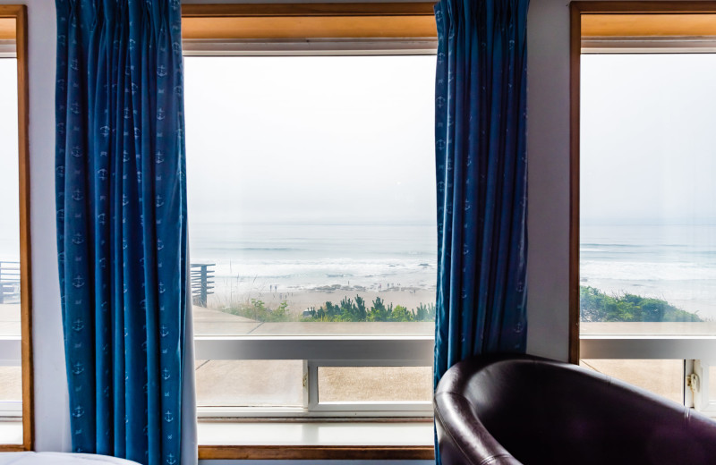 Guest room at Seagull Beachfront INN.