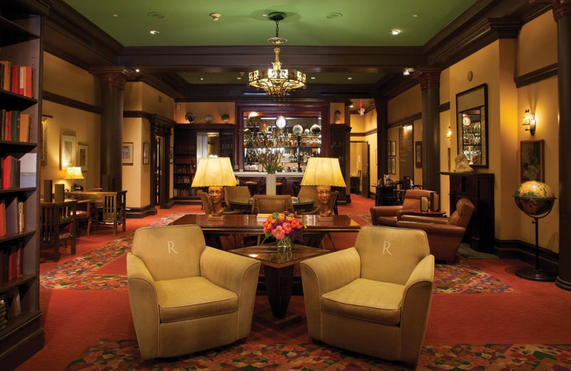 Lobby view of Hotel Rex.