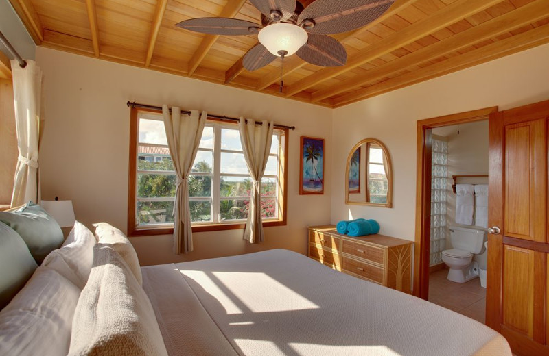 Guest room at  Belize Beach Villas at Belizean Shores.