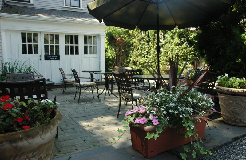 Patio at Samuel Durfee House.