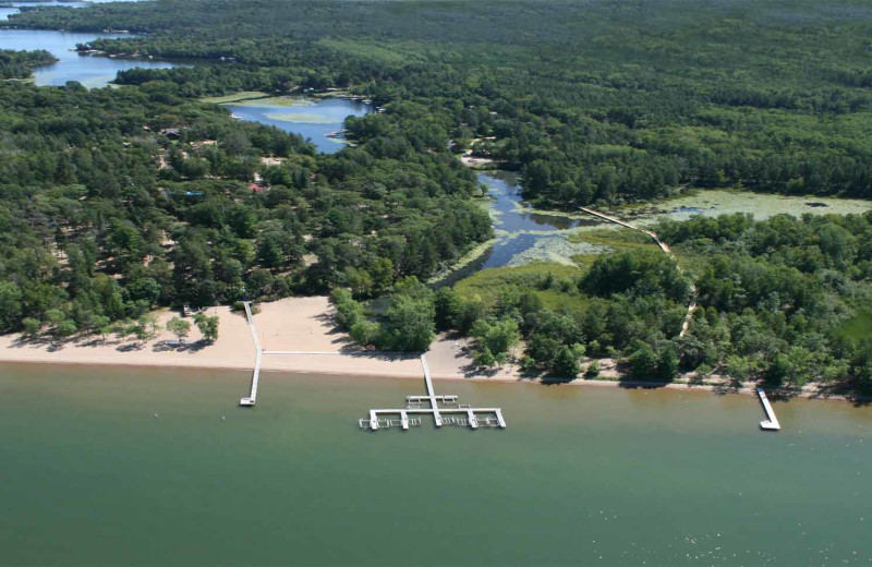 Aerial view of Boyd Lodge.