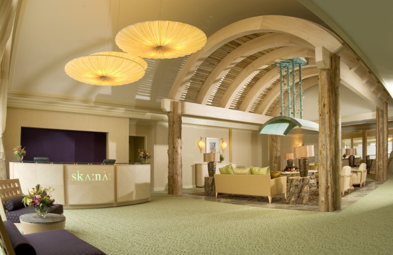 Spa lobby at Turning Stone Resort Casino.